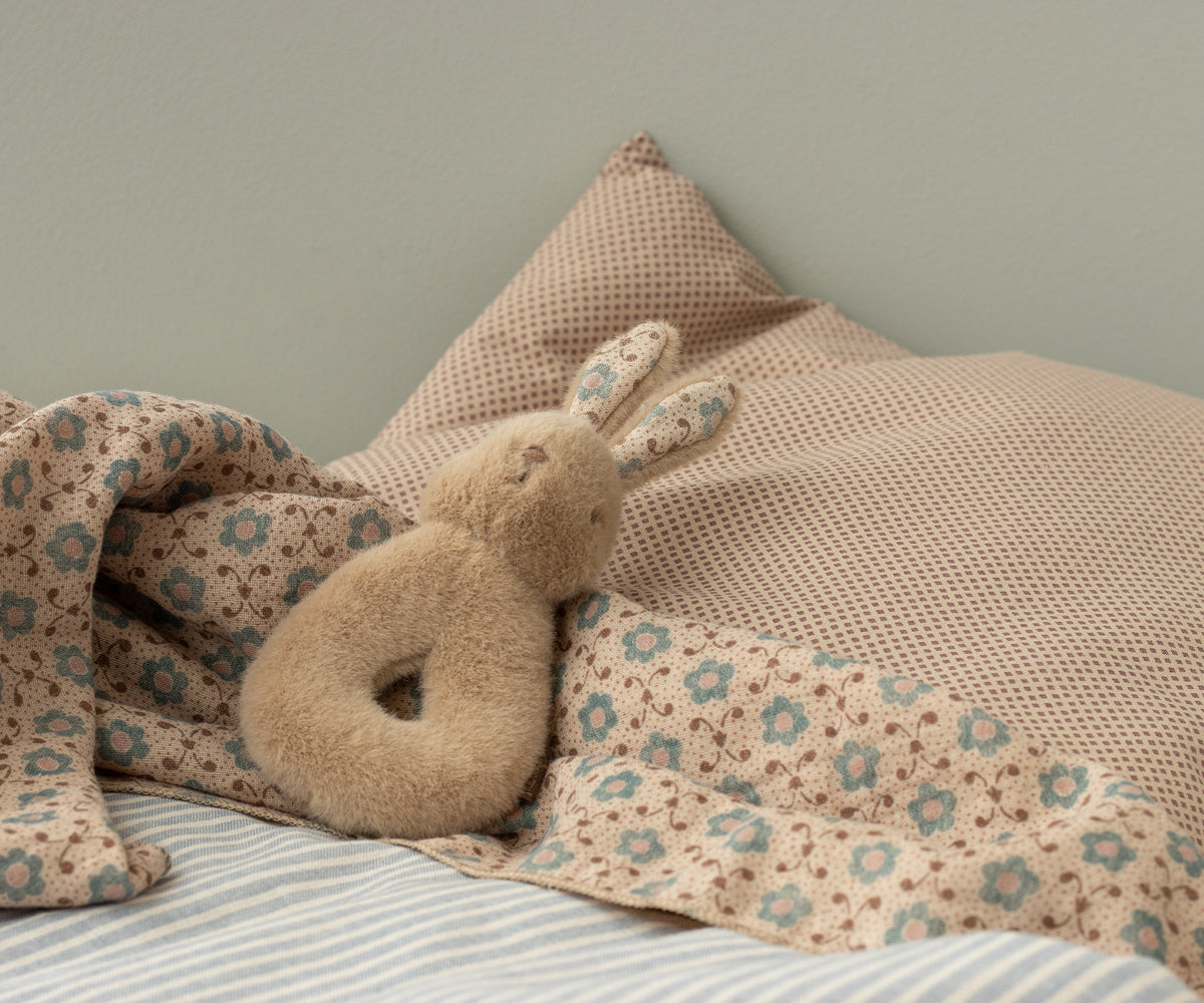 Coffret naissance Hochet lapin - Beige
