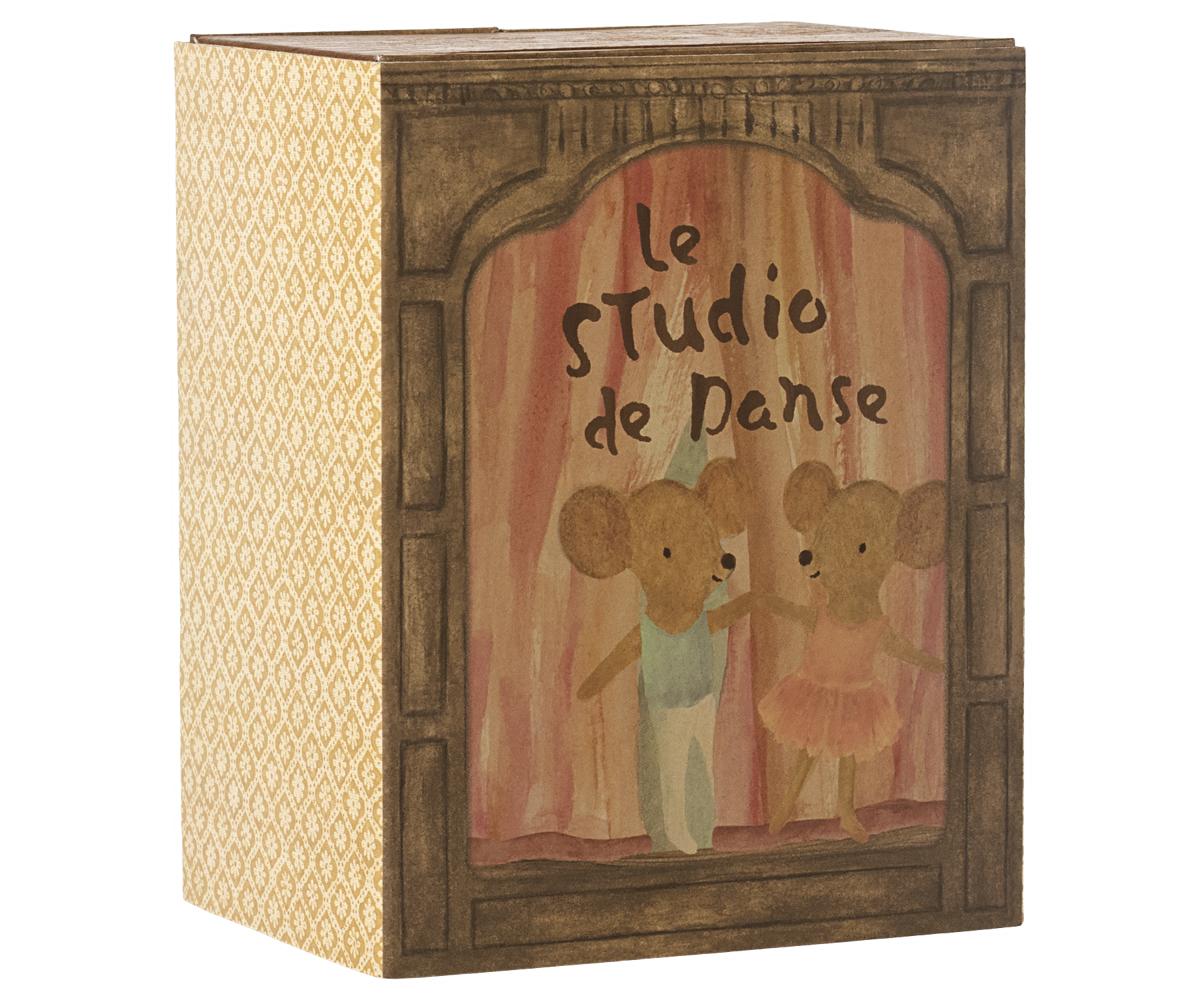Studio de danse avec petite sœur et petit frère Souris