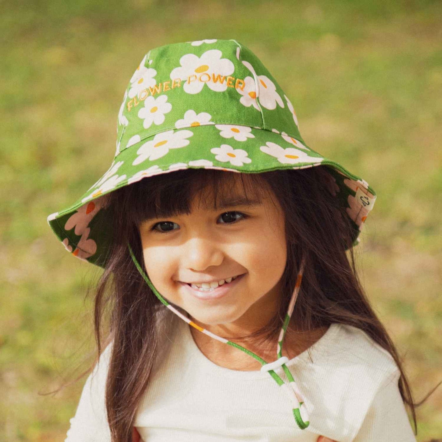 Chapeau large - Flower Power- divers tailles