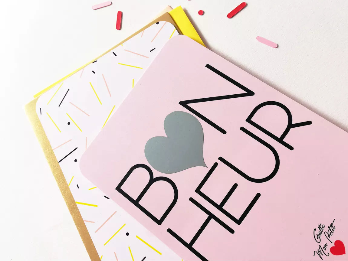 Carte à gratter Annonce grossesse - "Bébé en route"