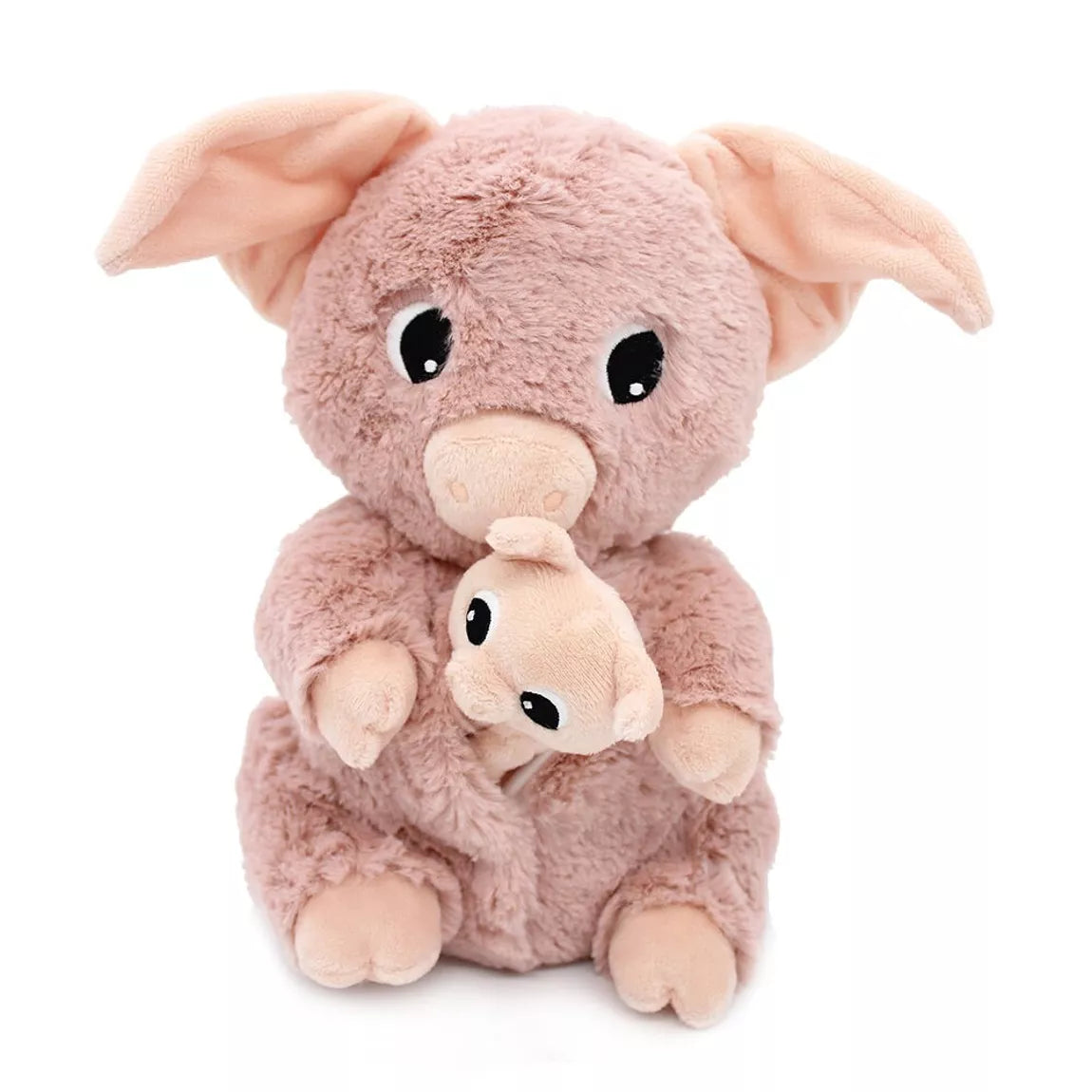 Peluche Maman et bébé - Cochon