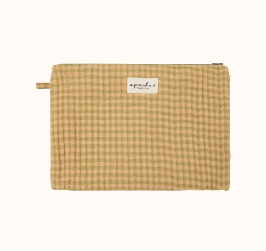 Small Pochette - Checkmate Khaki