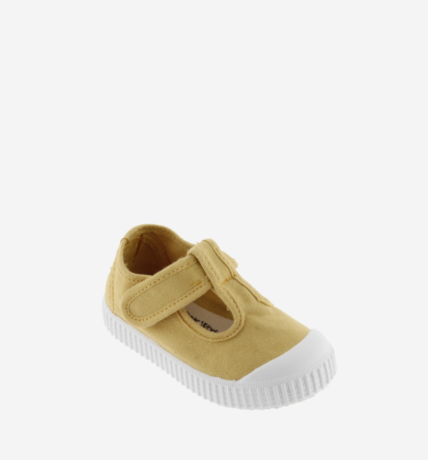 Sandales en toile - Jaune