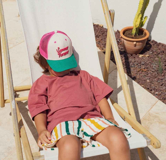 Casquette trucker Summer Forever - Rose - 3/6 ans