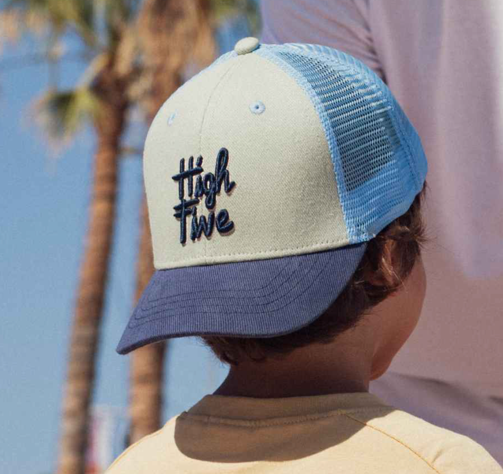 Casquette trucker High Five - Bleue - 3/6 ans