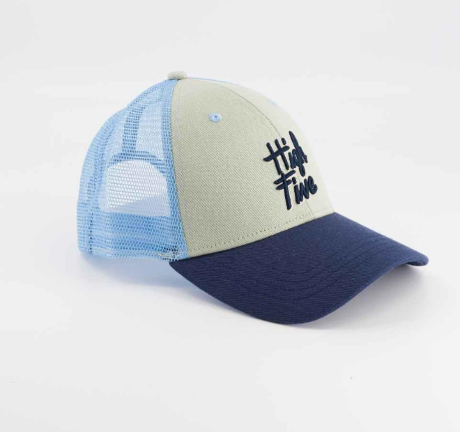Casquette trucker High Five - Bleue - 3/6 ans
