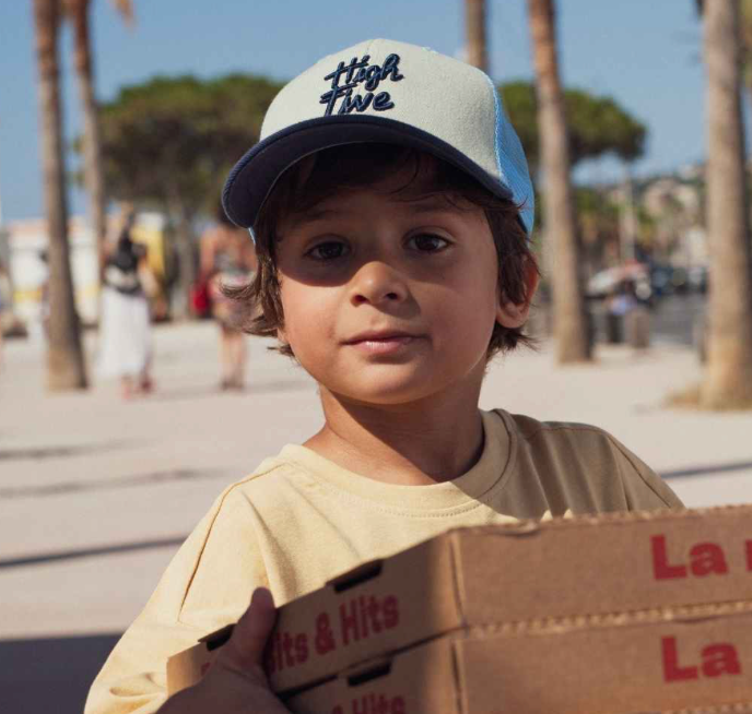 Casquette trucker High Five - Bleue - 3/6 ans