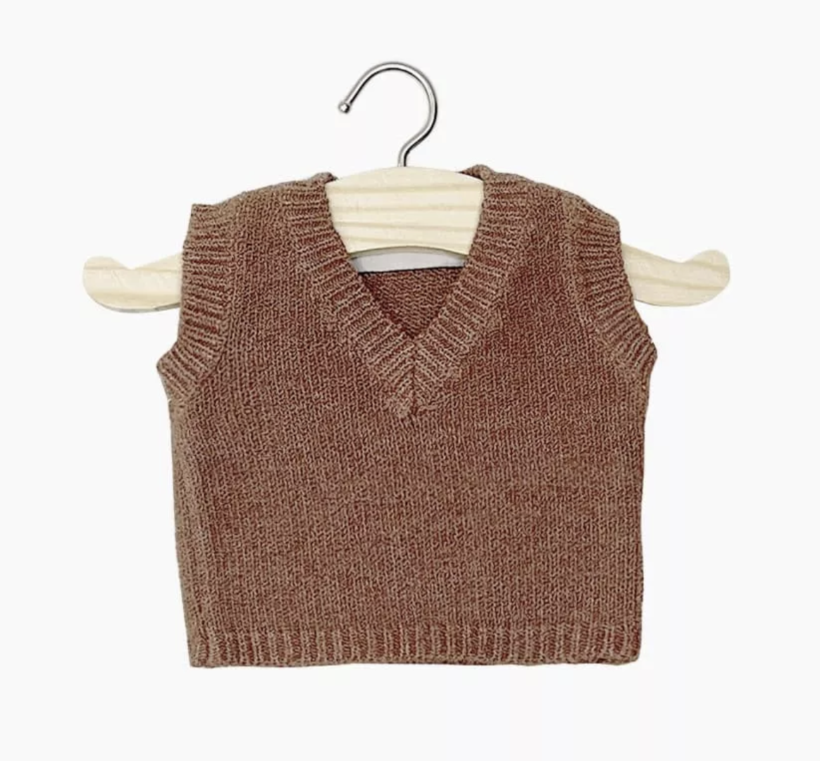 Débardeur tricot - Crème ou Marron - Poupées "Babies + Gordis"