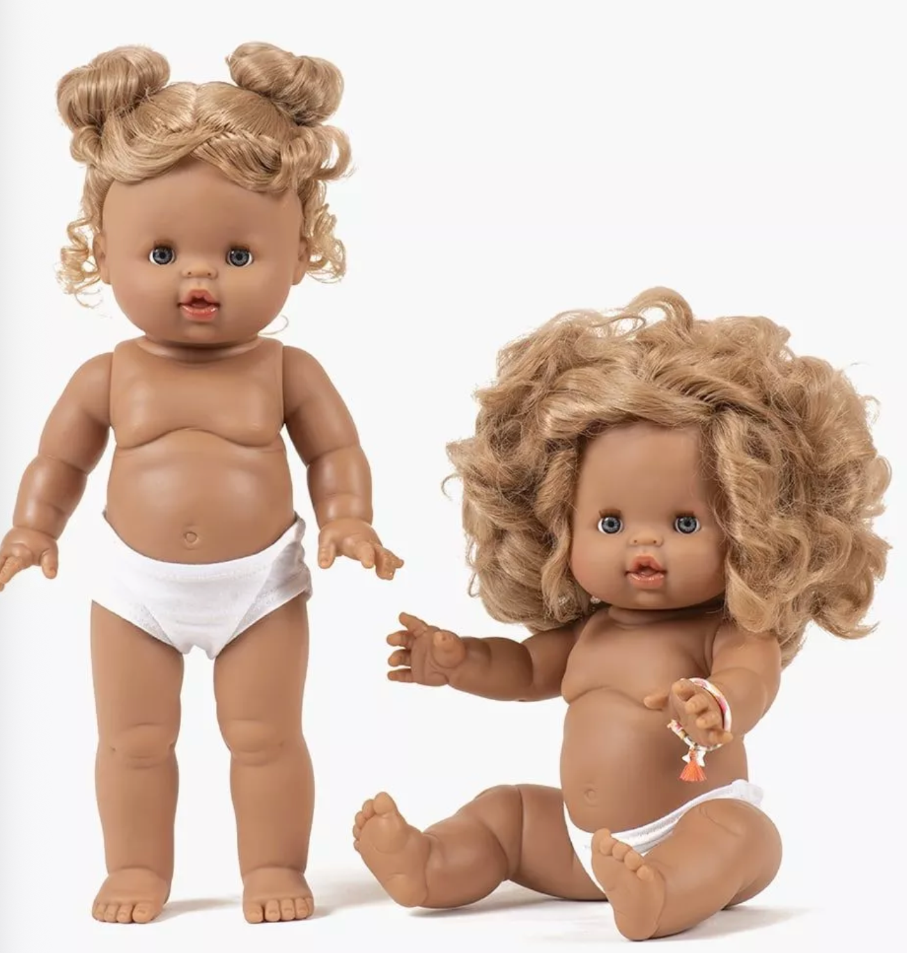 Poupées "Gordis debout" 37 cm + culotte - divers modèles