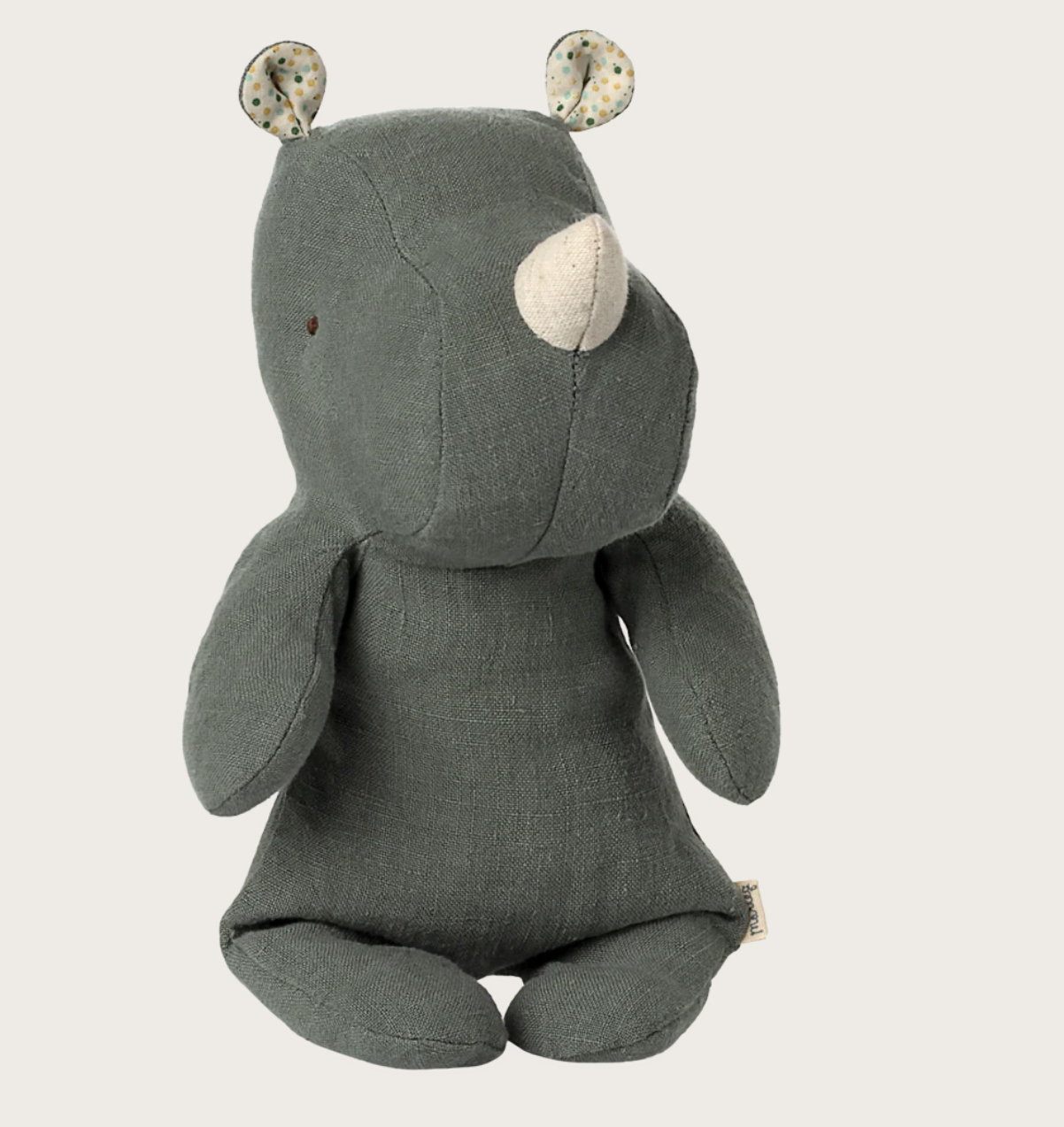Peluche Rhino - Vert Pin