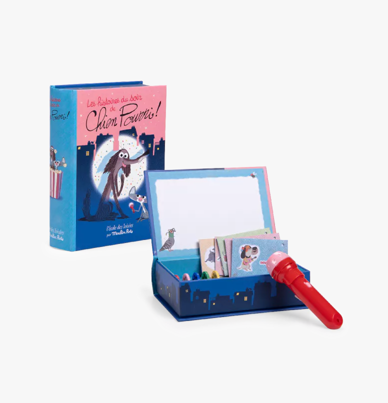 Coffret lampe à histoires - Chien Pourri