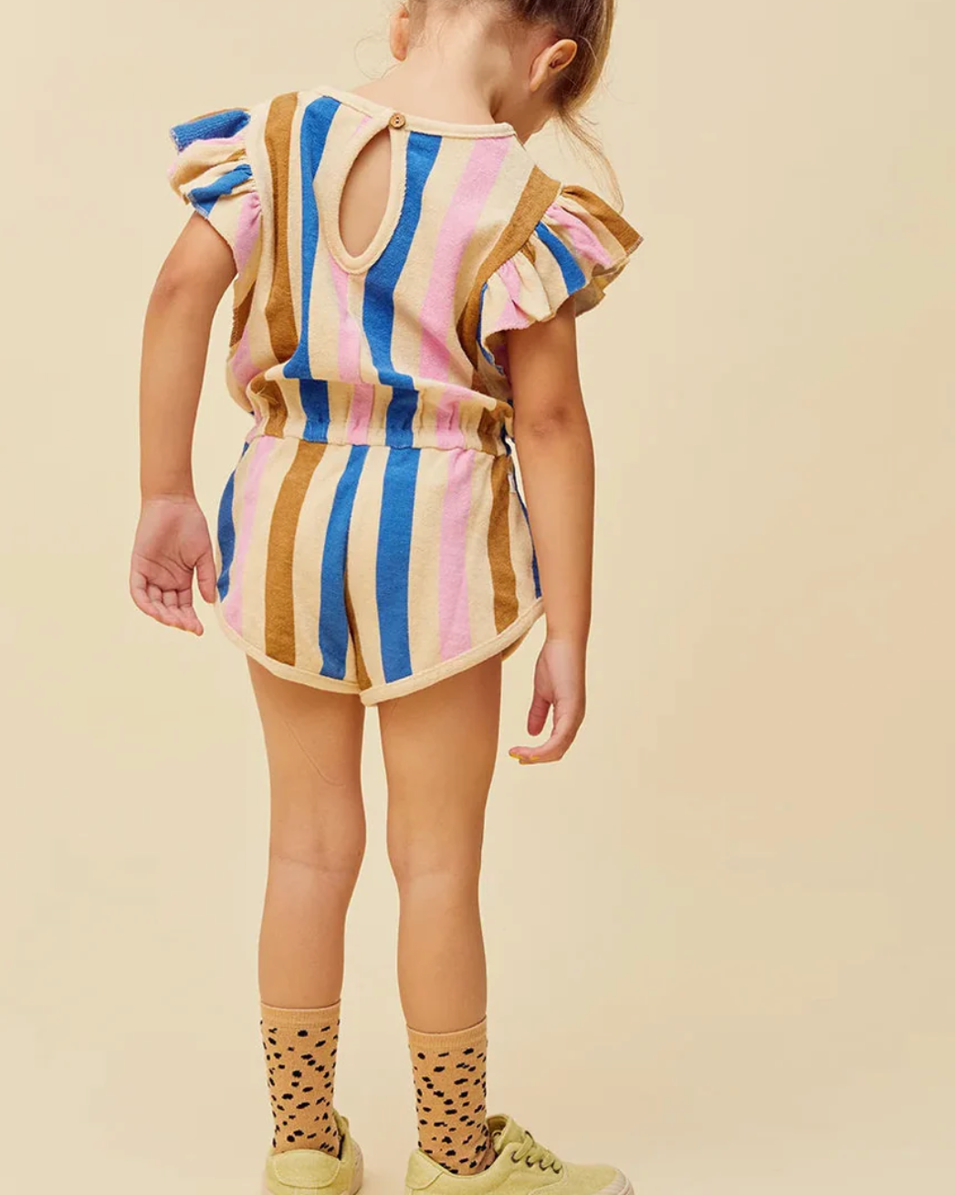 Combinaison à volants et rayures - divers tailles