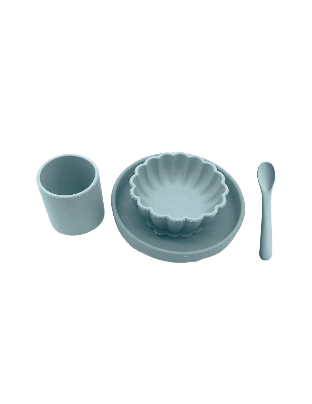 Coffret repas coquillage - Bleu