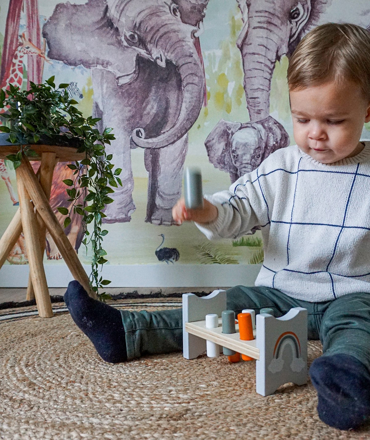 Jeu du Marteau en Bois - 12m+