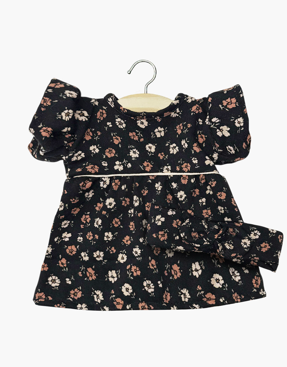Robe & Headband à noeud - Poupées "Gordis"