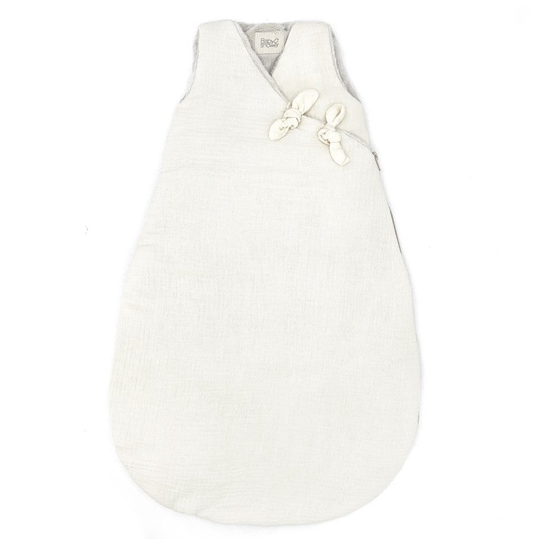 Gigoteuse Polaire Blanche - 0/9 mois