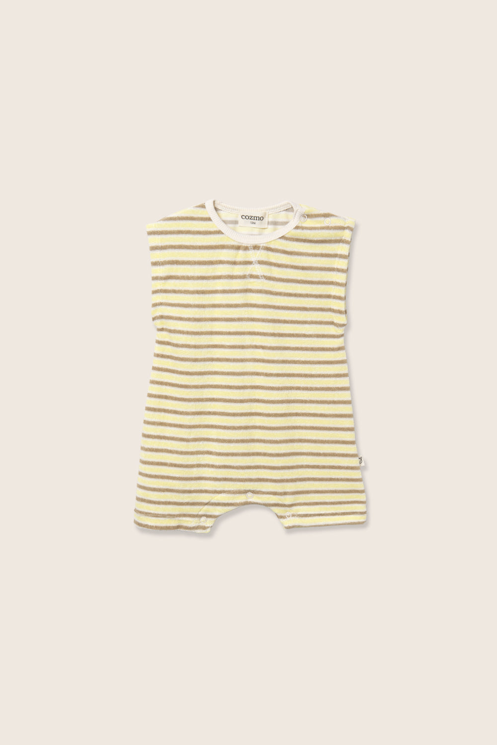 Combinaison bébé en éponge - Sand / Jaune