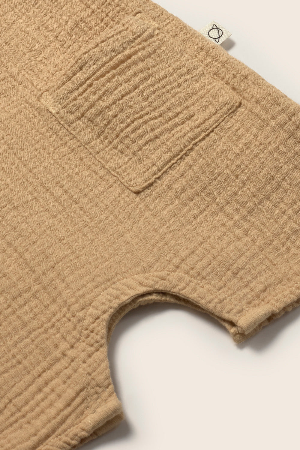 Combinaison bébé en gaze - Sand