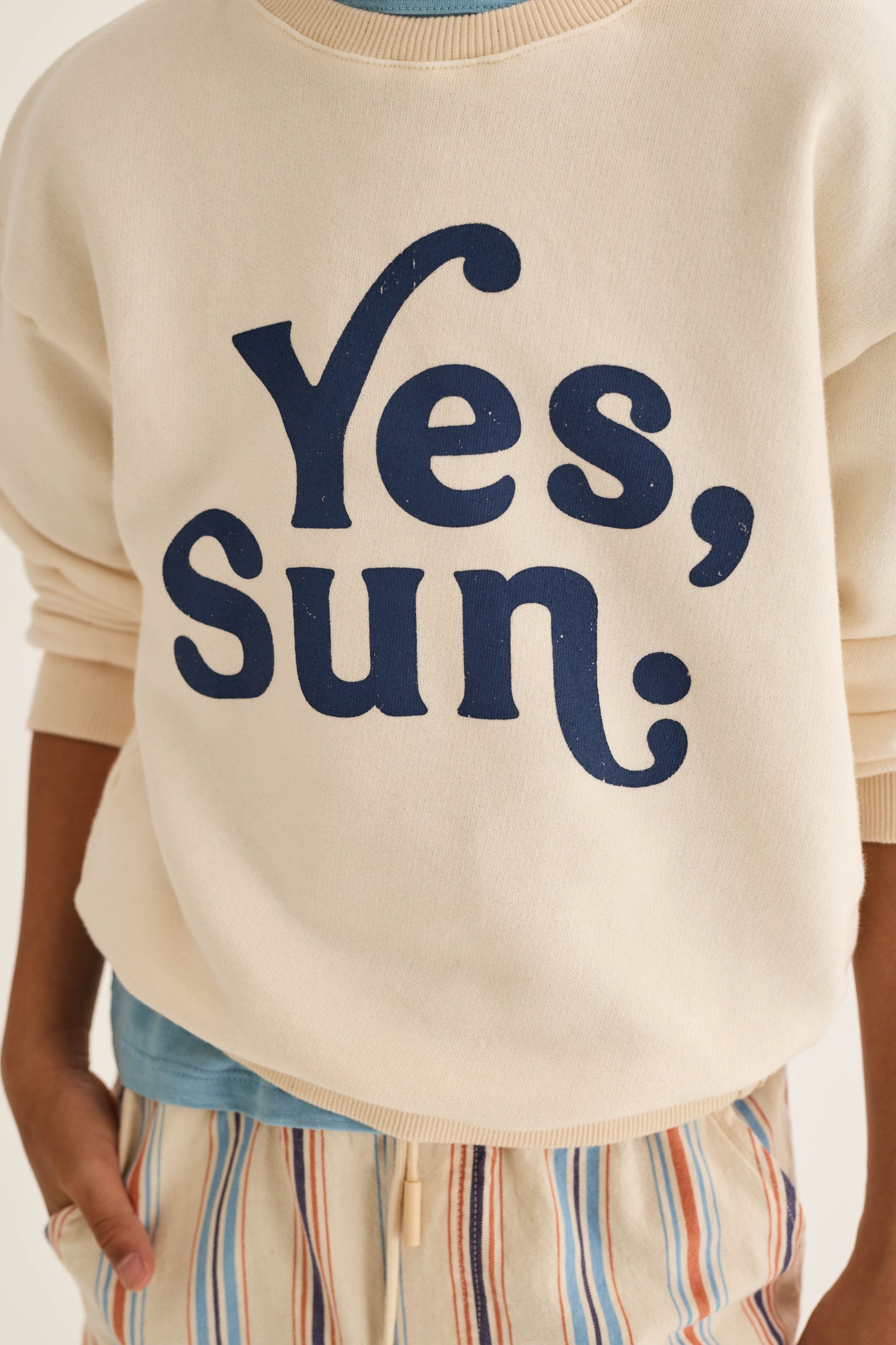 Sweat "Yes sun" - Ivoire