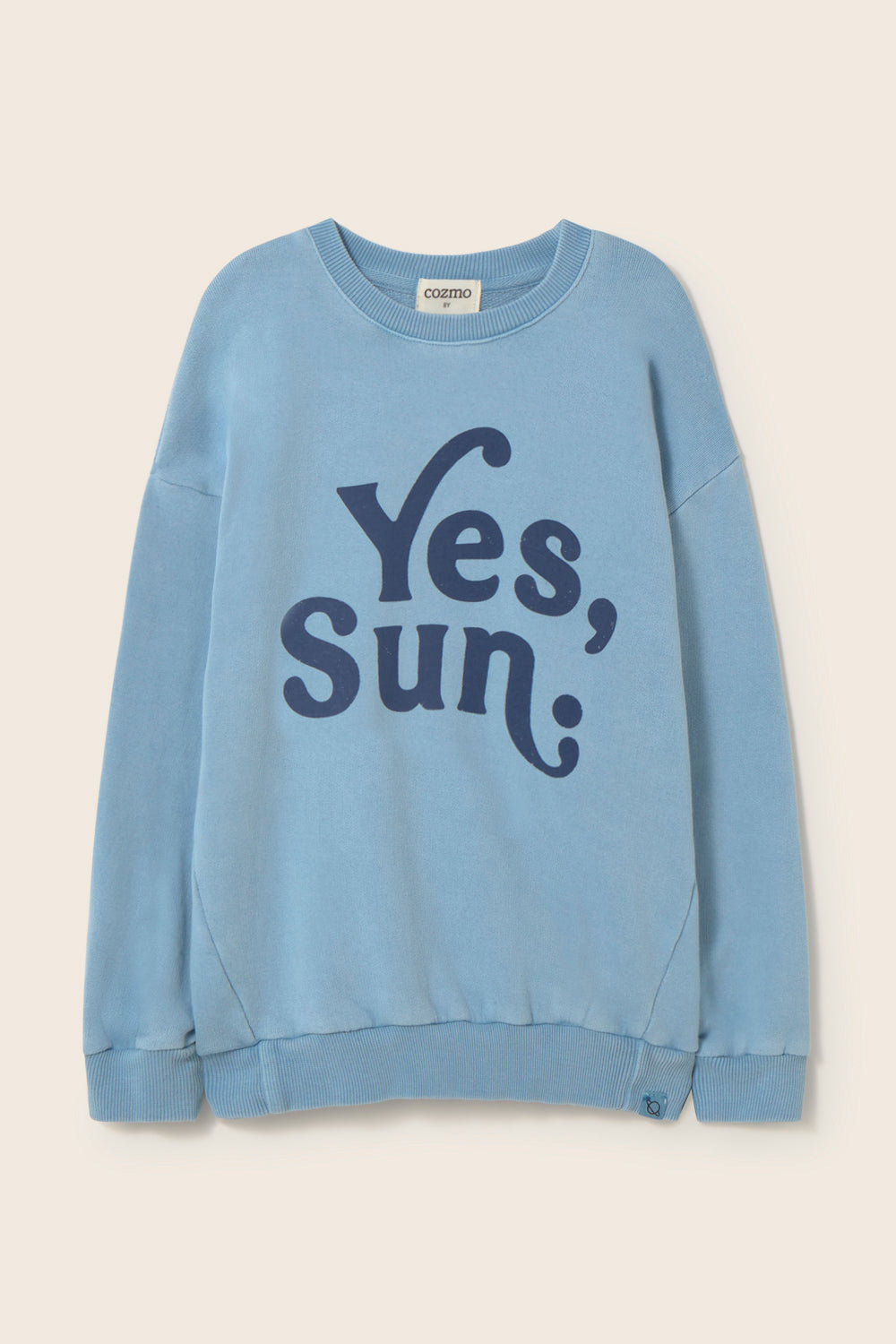 Sweat "Yes Sun" - Bleu