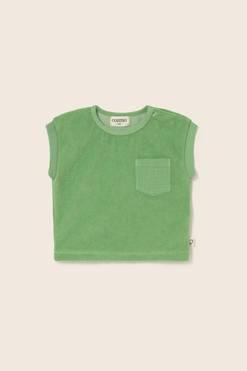 Top bébé en éponge - Vert