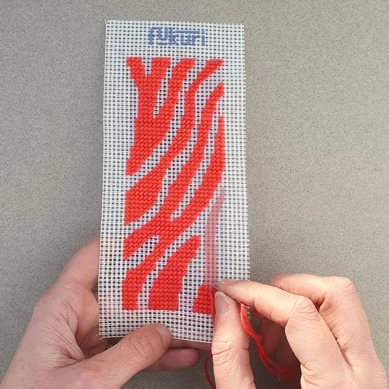 Kit Canevas Marque-Page - Zèbre