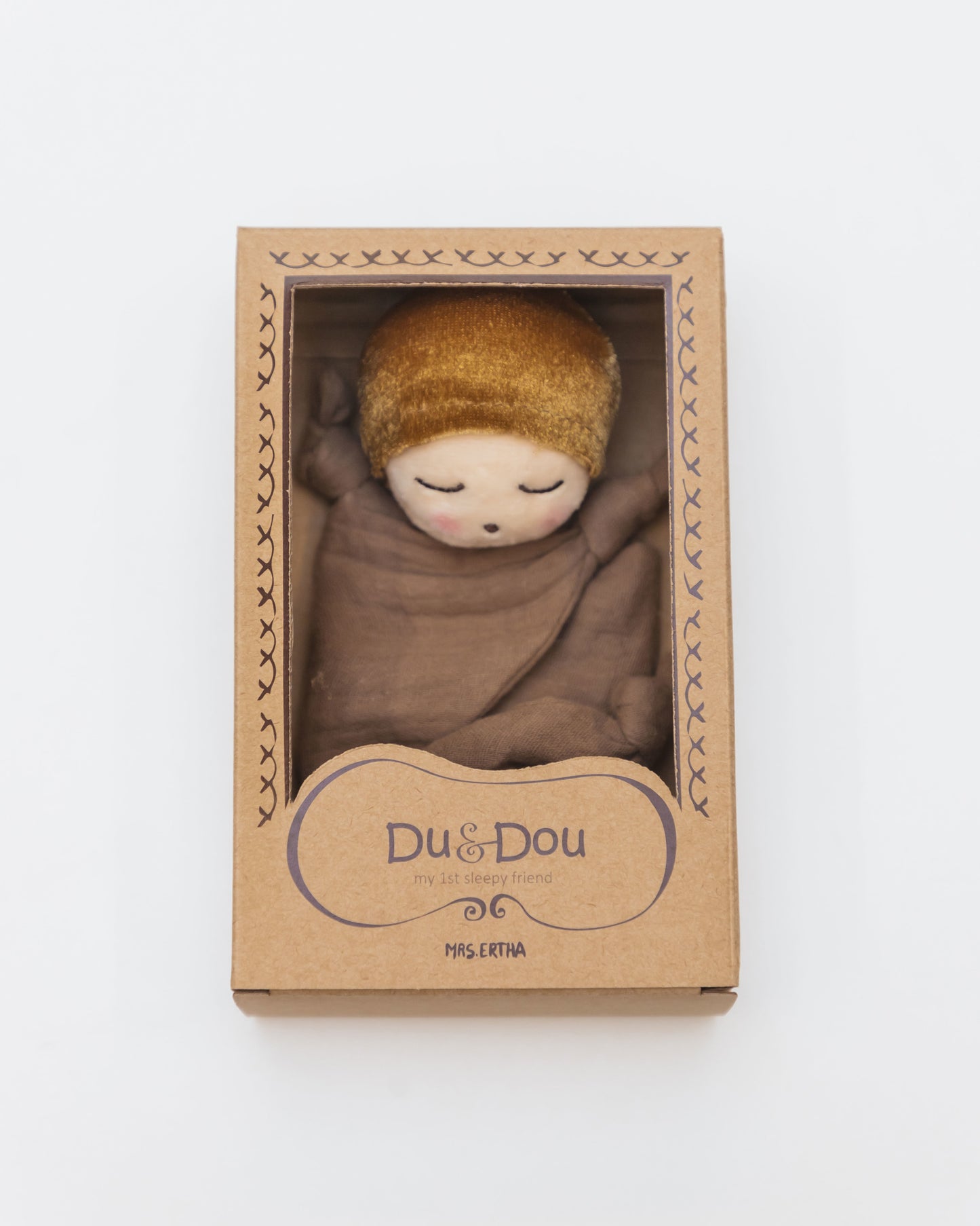 Doudou "Du" coton organic - Taupe