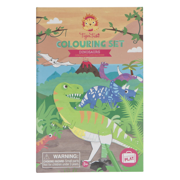 Coffret coloriage Dinosaures - 3+