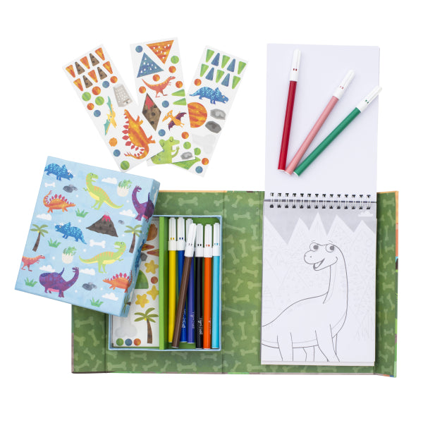 Coffret coloriage Dinosaures - 3+