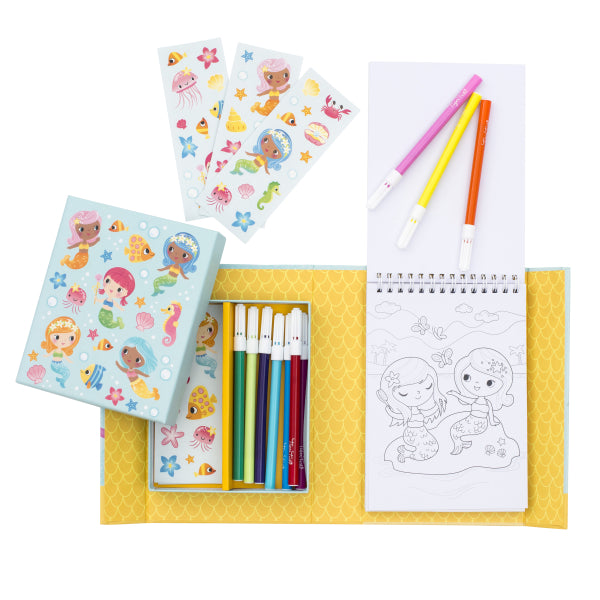 Coffret coloriage Sirènes - 3+