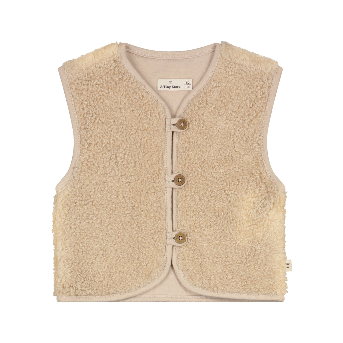 Veste bébé sans manches sherpa - divers tailles