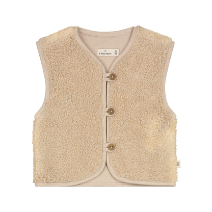 Veste bébé sans manches sherpa - divers tailles