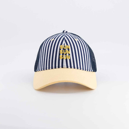Casquette trucker rayée Sun Sun Sun - 3/6 ans
