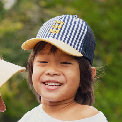 Casquette trucker rayée Sun Sun Sun - 3/6 ans
