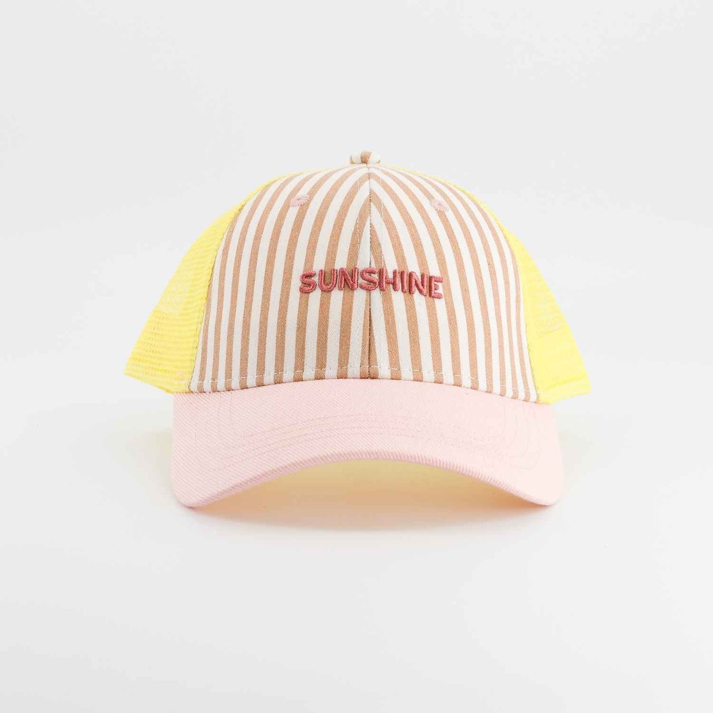Casquette trucker rayée Sunshine - 3/6 ans