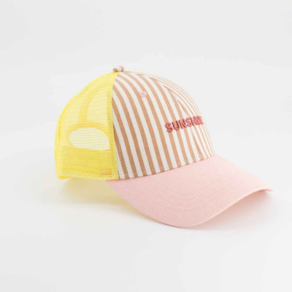 Casquette trucker rayée Sunshine - 3/6 ans