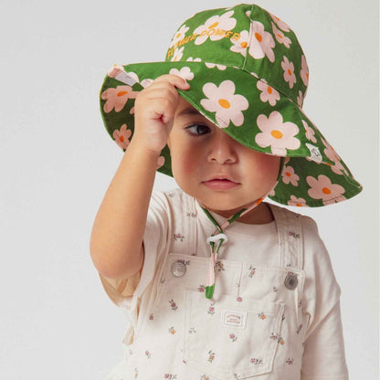 Chapeau large - Flower Power- divers tailles