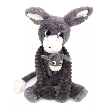 Peluche Maman et bébé - Ane
