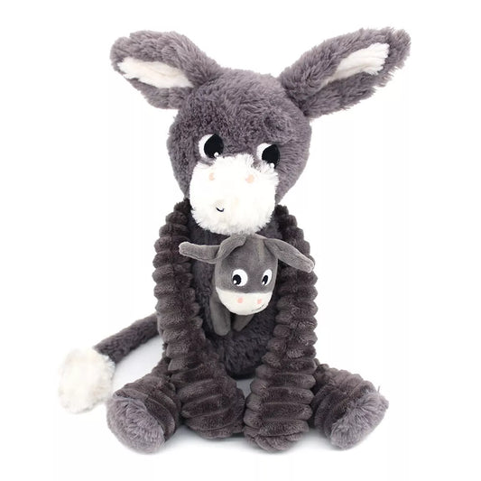 Peluche Maman et bébé - Ane