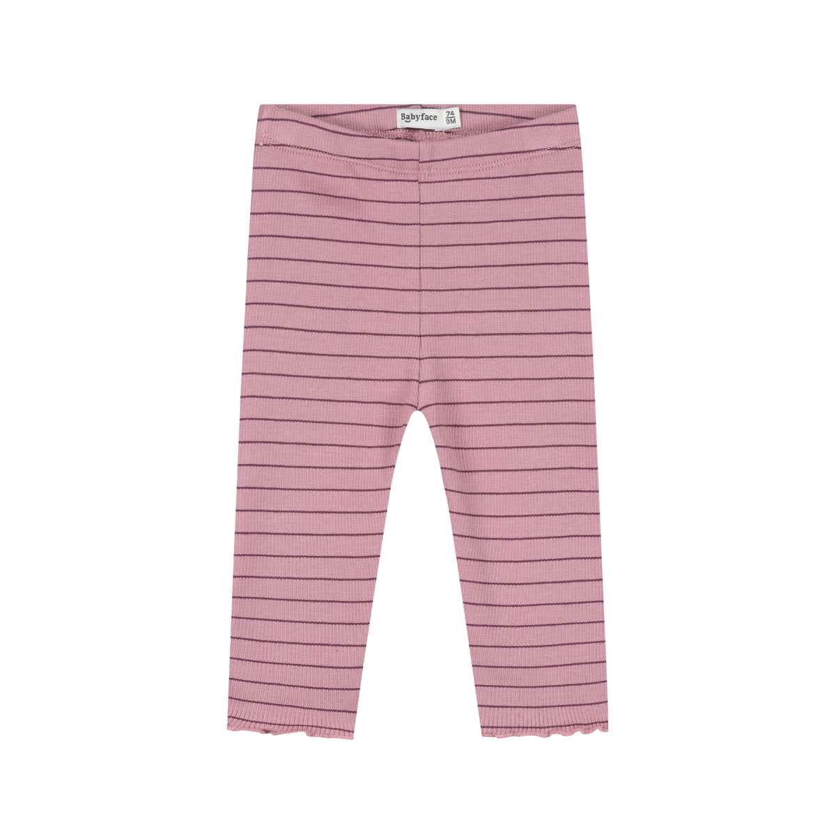 Legging bébé rayé rose - divers tailles