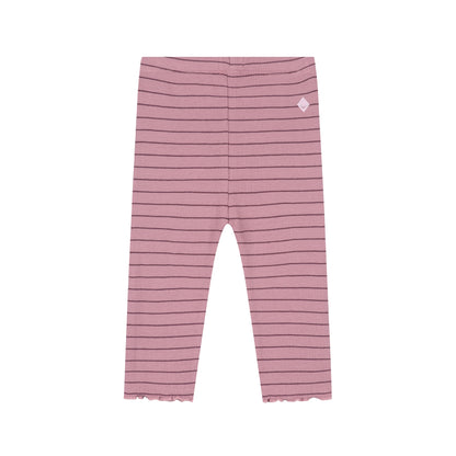 Legging bébé rayé rose - divers tailles