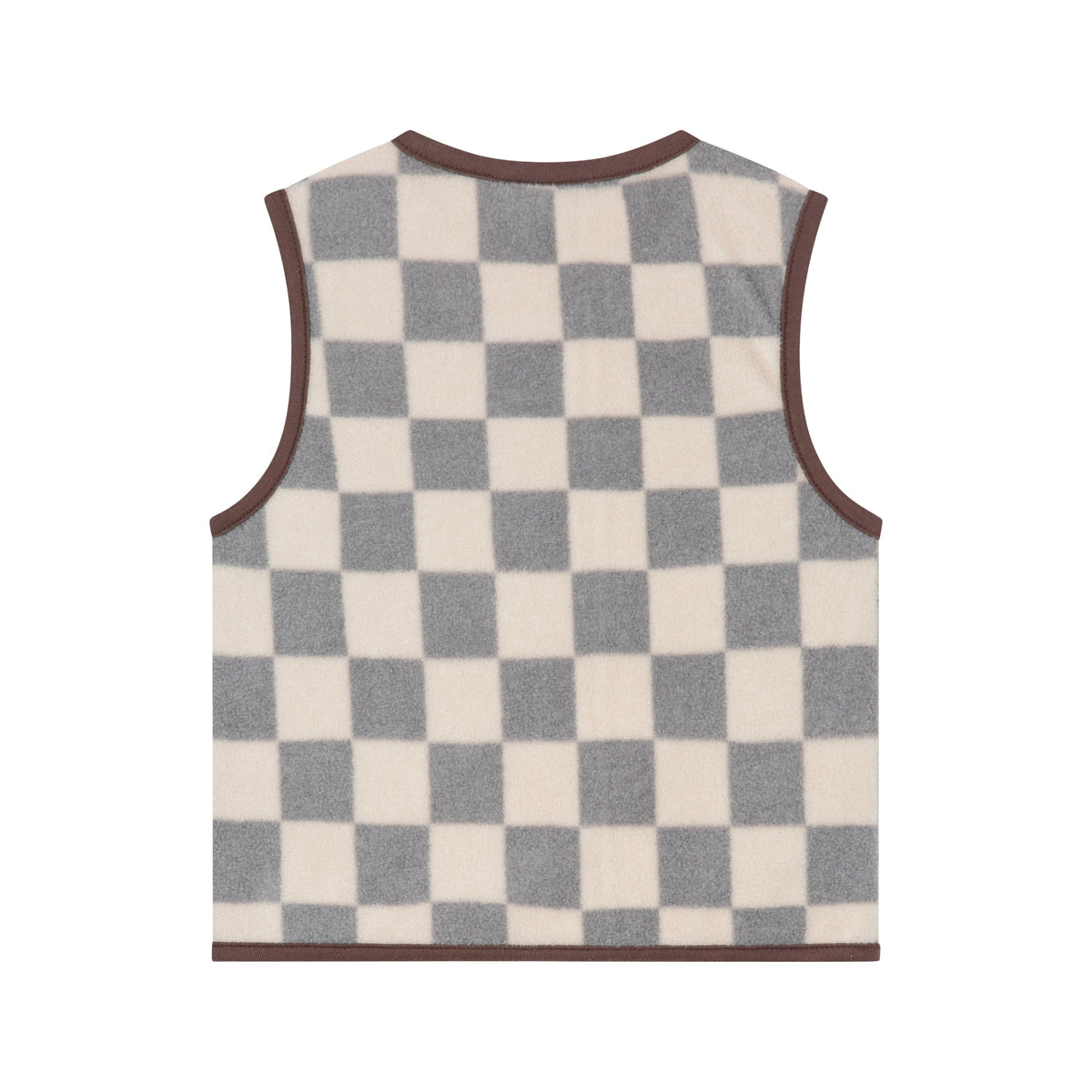 Veste bébé sans manches damier - divers tailles