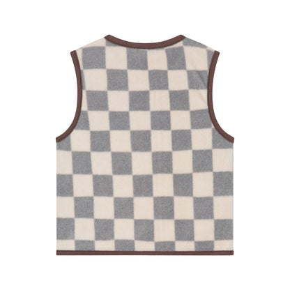 Veste bébé sans manches damier - divers tailles