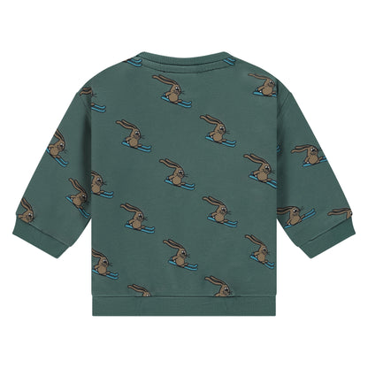 Sweat bébé skieur - Divers tailles