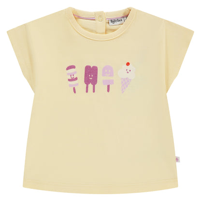 T-shirt bébé jaune - divers tailles