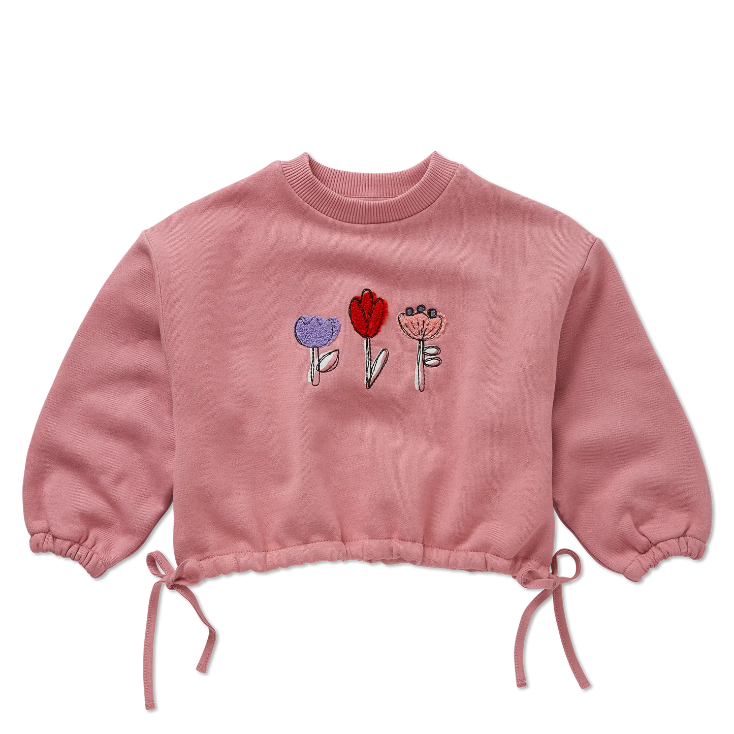 Sweat Rose fleurs - Divers tailles