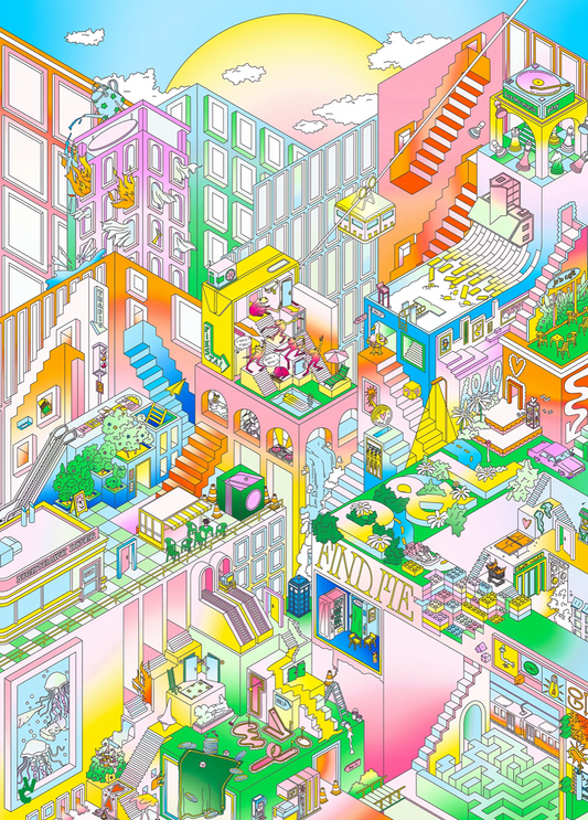 Puzzle 1000 pcs - Find me