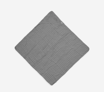 Cape de bain coton - Gris