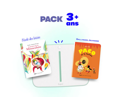 Pack tablette de lecture interactive x2 livres - 3+ / 5+