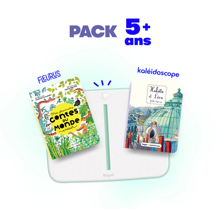 Pack tablette de lecture interactive x2 livres - 3+ / 5+